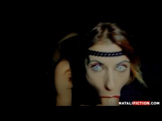 [blowjob] vampire cosplay girl moves her victim s dick in her mouth - natali fiction